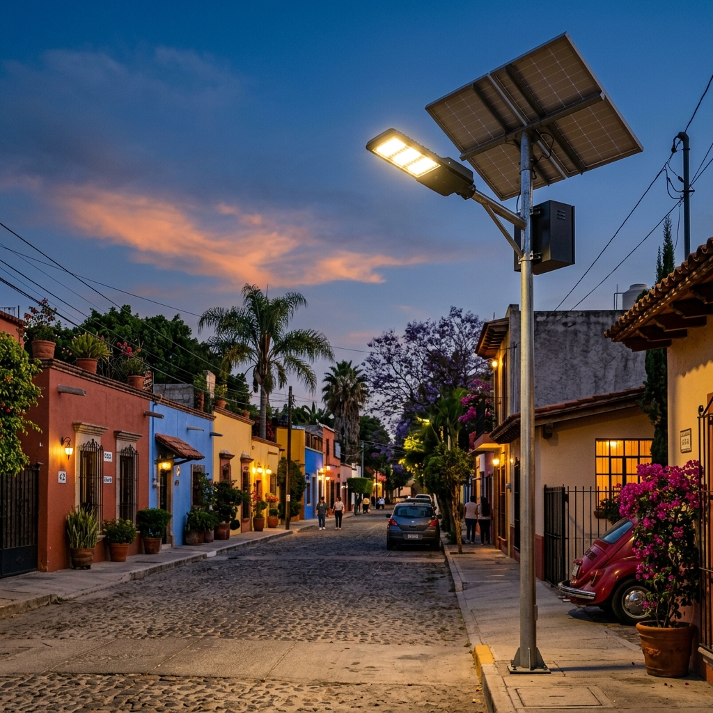Iluminación solar urbana Zolar LED en sendero